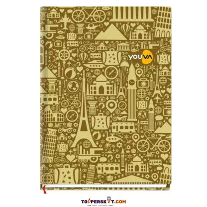 Navneet B5 Case Bound Notebook - 192 Pages, Single Line(Pack of 1)