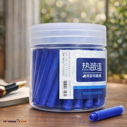 Erasable Fountain Pen Ink Cartridges Jar -Blue (Pack of 1)