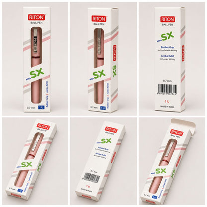 RITON Ball Pen India SX Red - Side View