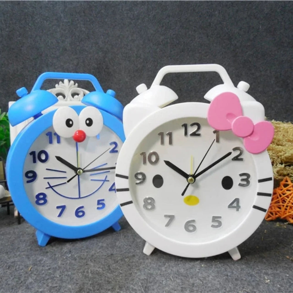 Doraemon Cartoon Clock – Cute & Functional Kids' Table Clock (Pack of 1)