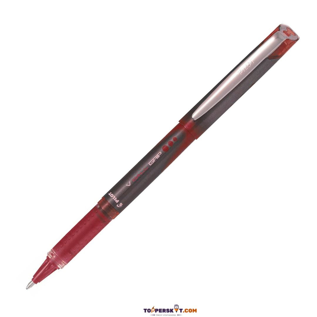 Pilot V Ball Grip 10 Liquid Roller Ball Pen – Red Ink (Pack of 1)