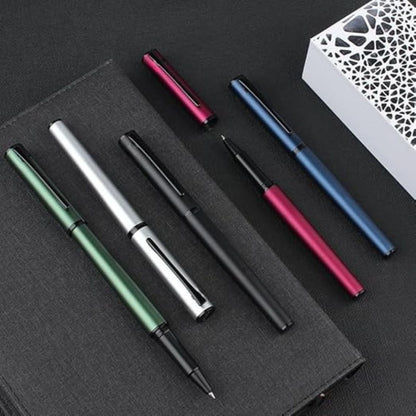 Classic Metal Ball Pen – Customizable Corporate Gift Pen - Blue (Pack of 1)