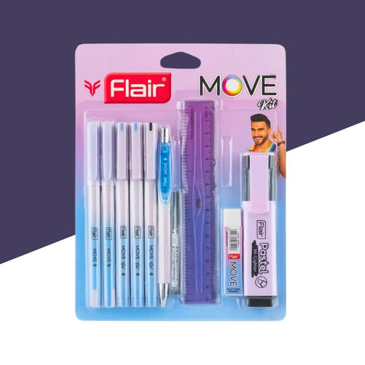 Flair MOVE Stationery Kit Perfect All-In-One Solution (Pack of 1)
