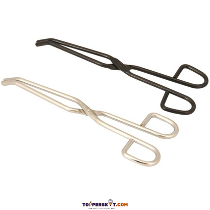 Crucible Tongs Straight, 15 cm - Steel Chrome Plated (Pack of 1)