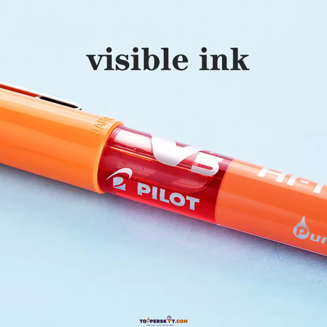 Pilot V5 Hitech Point Gel Pen – Orange ( Pack of 1 )