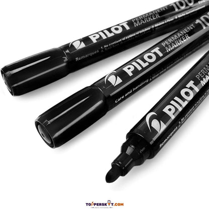 Pilot Permanent Marker 100 Bullet Tip - Black (Pack of 1)