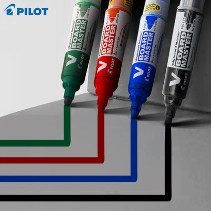 PILOT Wyteboard V Board Master Medium Marker - Black (Pack of 1)