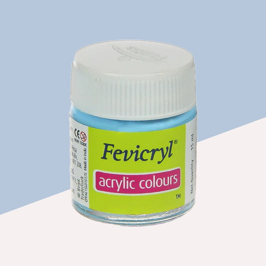 Fevicryl Acrylic Colour – Sky Blue : Elevate Your Artistic Expressions with Vibrant Hues ( Pack of 1 ) - Topperskit LLP