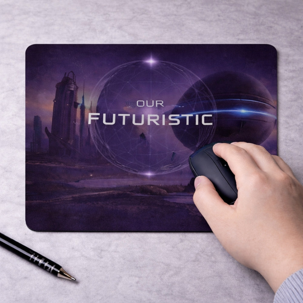 Our Futuristic Design Mouse Pad – Foldable With Vibrant Colors (Pack of 1)