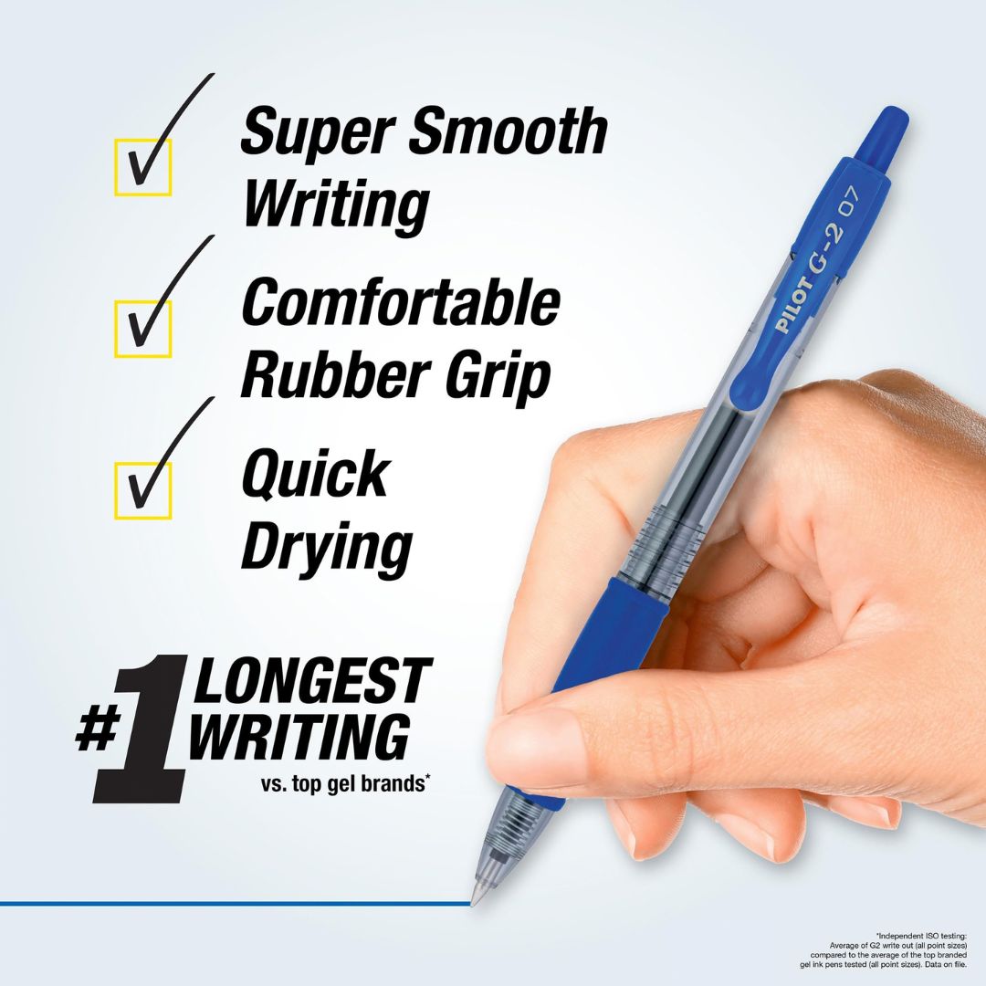 Pilot G-2  Retractable Roller Gel Pen- Blue (Pack of 1)