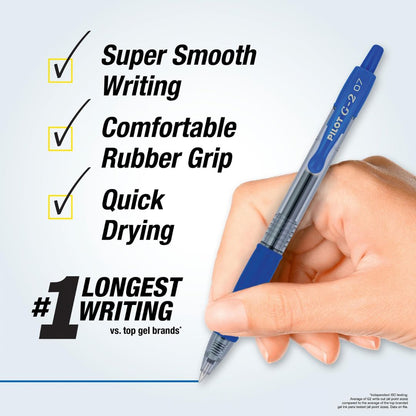 Pilot G-2  Retractable Roller Gel Pen- Blue (Pack of 1)