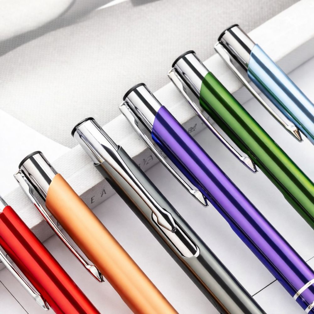 Metal Ball Pen Premium Metal Body Customizable Corporate Gift  – Blue Ink  (Pack of 1)