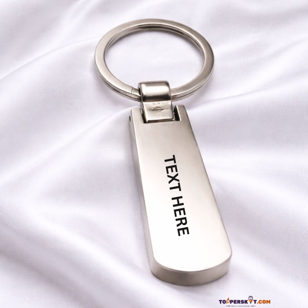 Personalized Metal Keychain – Custom Engraved Keyring With Premium Finish (Pack of 1)