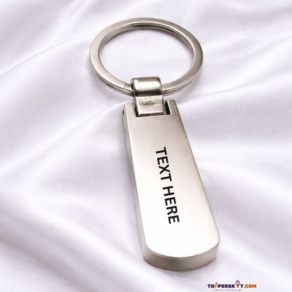 Personalized Metal Keychain – Custom Engraved Keyring With Premium Finish (Pack of 1)