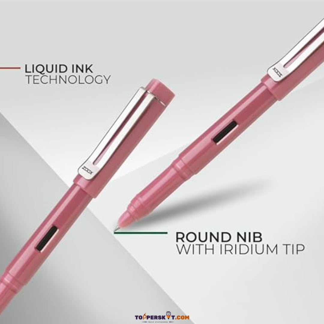 Flair Zoox A9 Fountain Pen with Chrome Finish ( Pack of 1 )