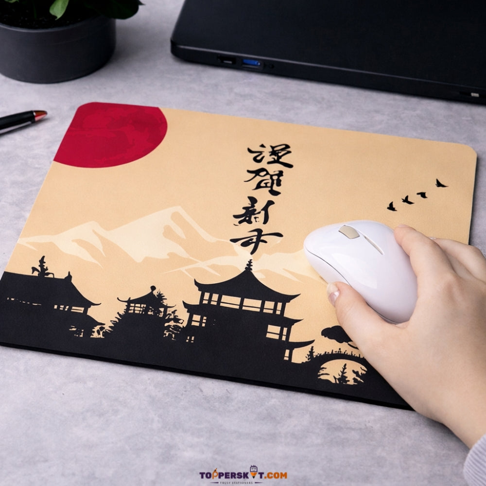 Japanese Mouse Pad – Foldable With Vibrant Colors (Pack of 1)