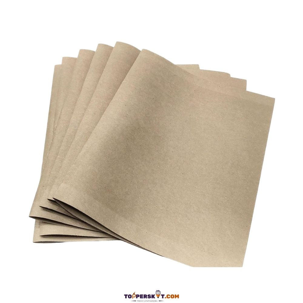 (30 Pcs.) Small Brown Laminated Convent Notebook Cover Sheets