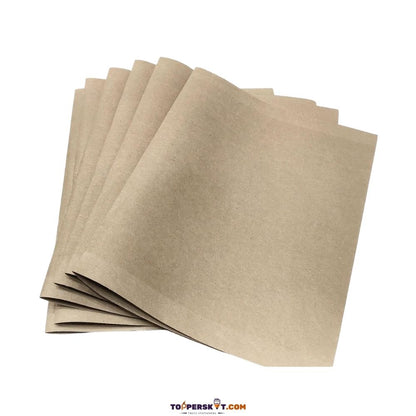 (30 Pcs.) Small Brown Laminated Convent Notebook Cover Sheets