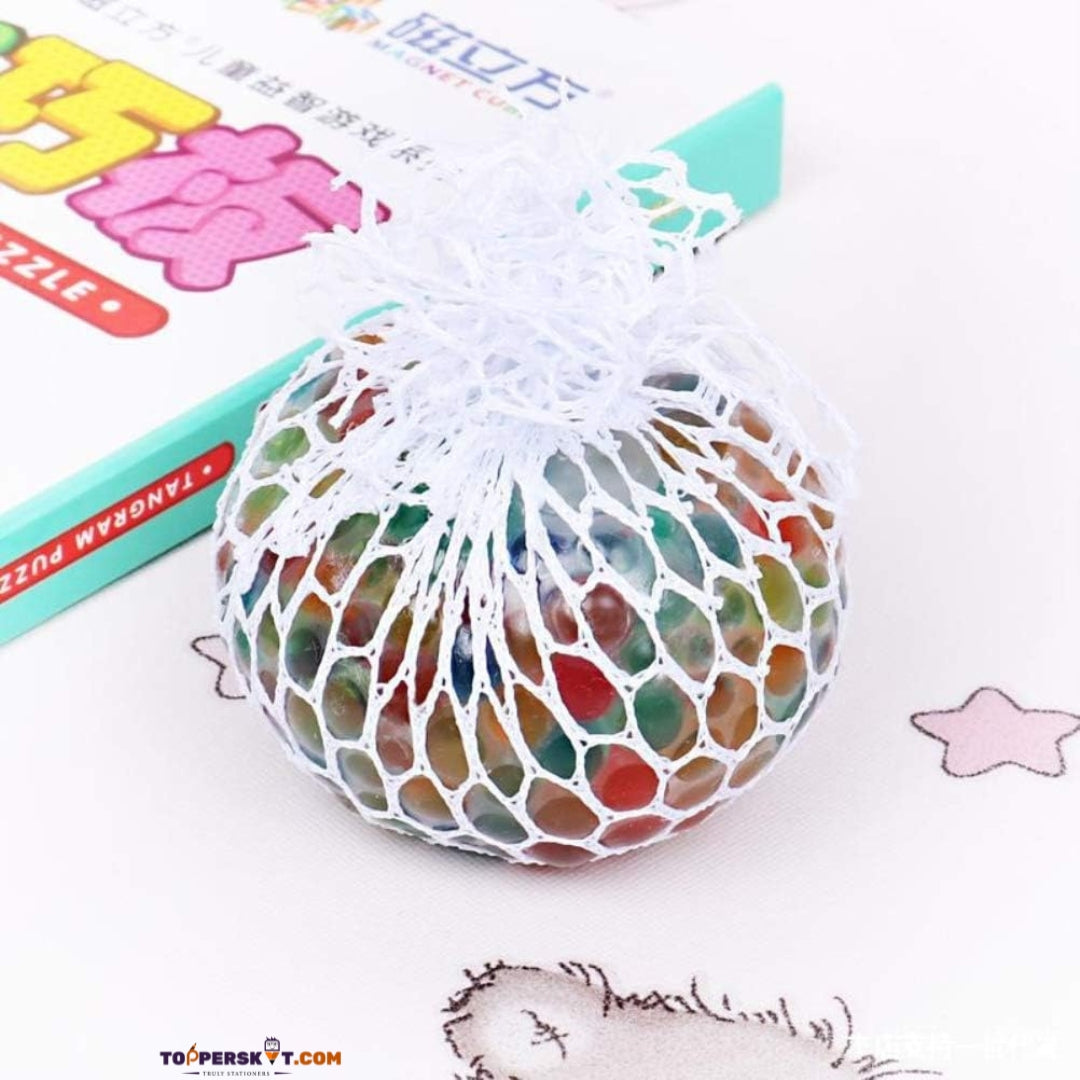 Round Squeeze Stress Ball for Adults and Kids– Squishy Toy for Stress Relief (Pack of 1)