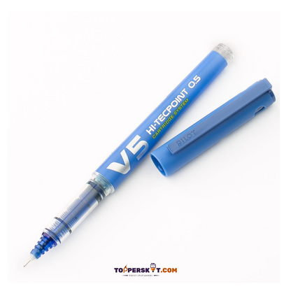 Pilot Hi-Tecpoint V5  Cartridge System  Pure Liquid Ink - Blue (Pack Of 1)