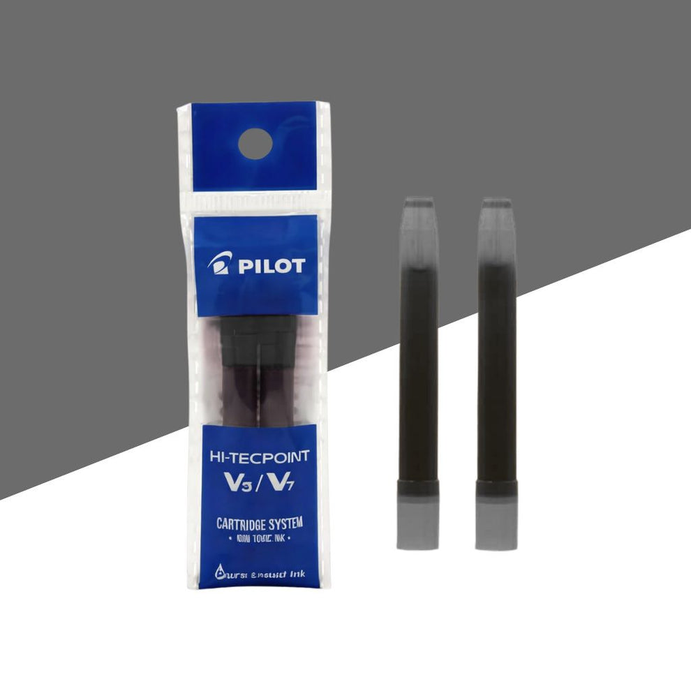 Pilot V5/V7 Ink Cartridge – Black ( Pack of 2 ) – Topperskit LLP