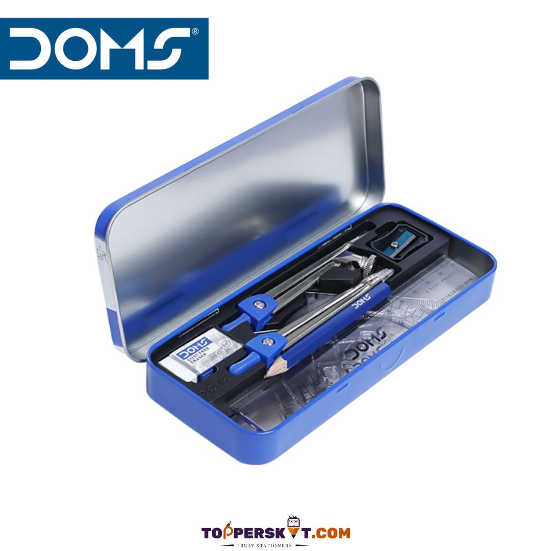 Methematical Instrument Box Doms Geommy Mathematical Drawing Instrument Box ( Pack Of 1 ...