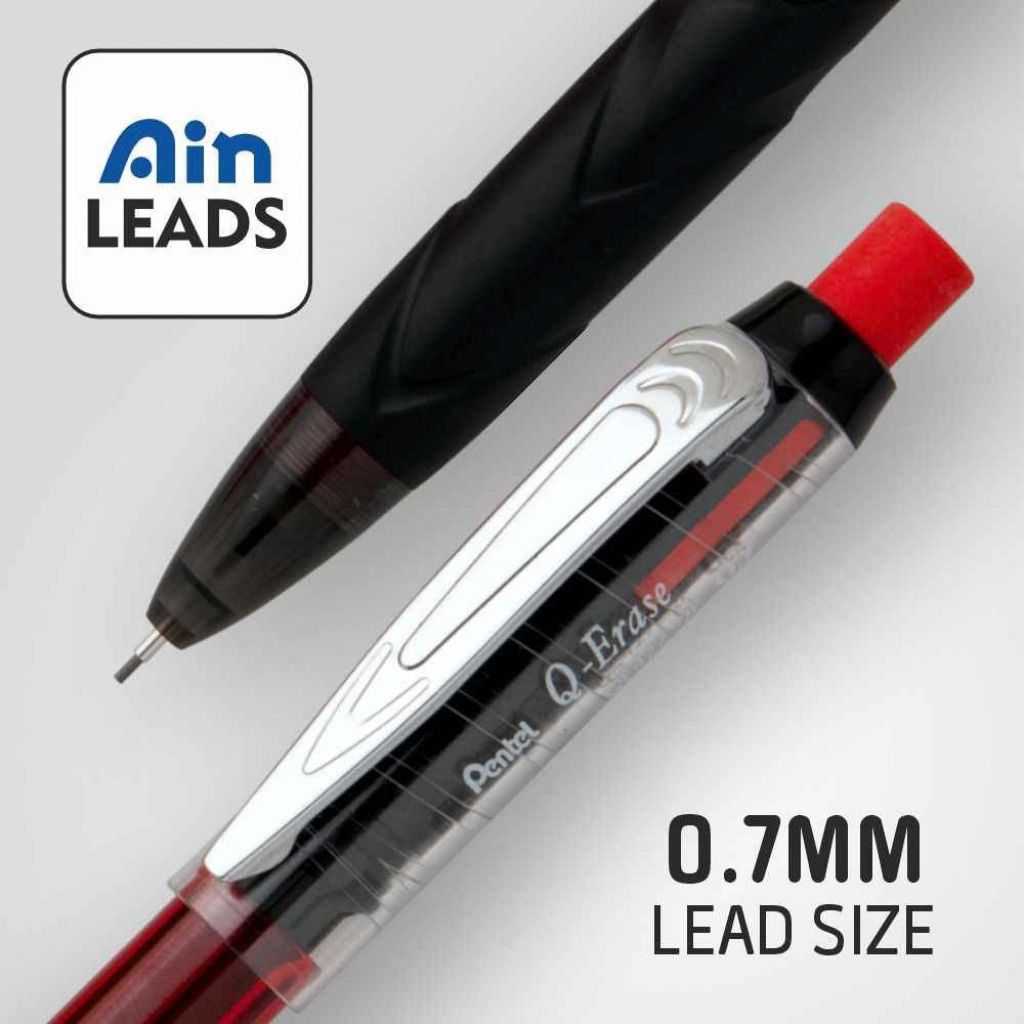 Pentel Q-Erase X Mechanical Pencil with Assorted Body Colour