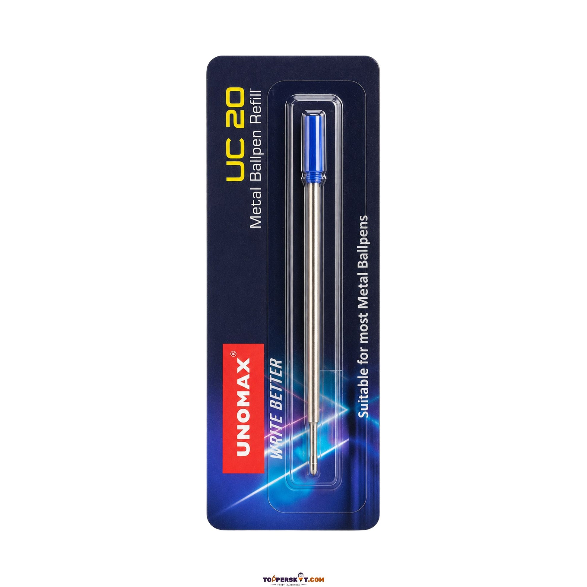 Unomax UC 20 Metal Ball Pen Refill Blue - Image 2