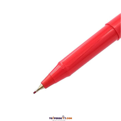 Rorito Fiber Point Gel Pen – Red ( Pack of 1 )