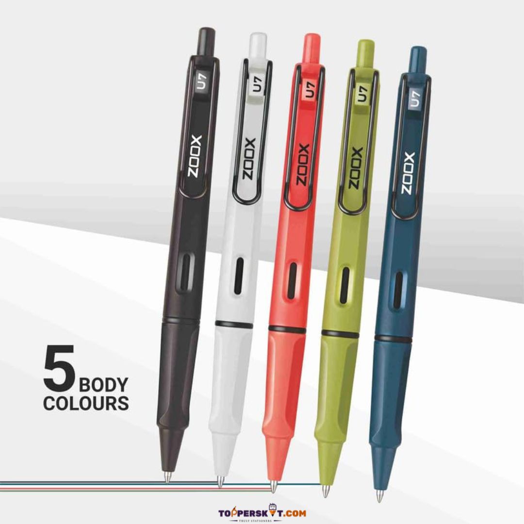 Zoox U7 Premium Blue Gel Pen - Sleek Design, Smooth Writing ( Pack of 1)