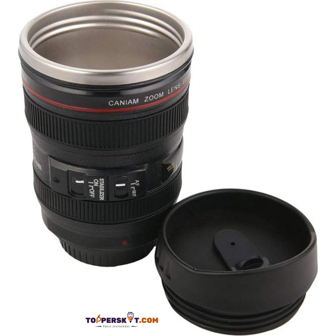 USM Lens Shape Coffee Mug - Stylish Camera Lens Mug (Pack of 1)