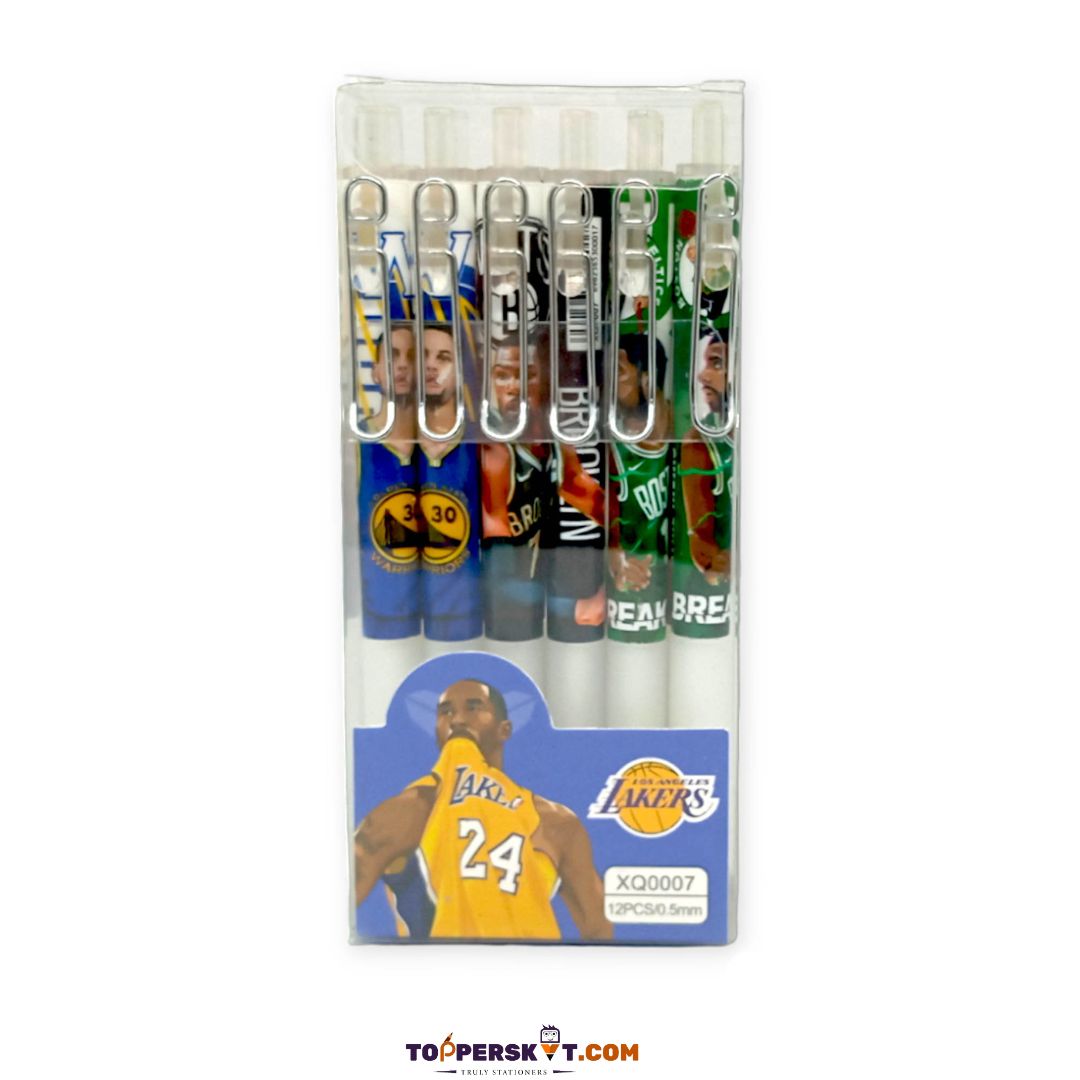 Click Gel Pen Lakers - Black (Pack of 1)