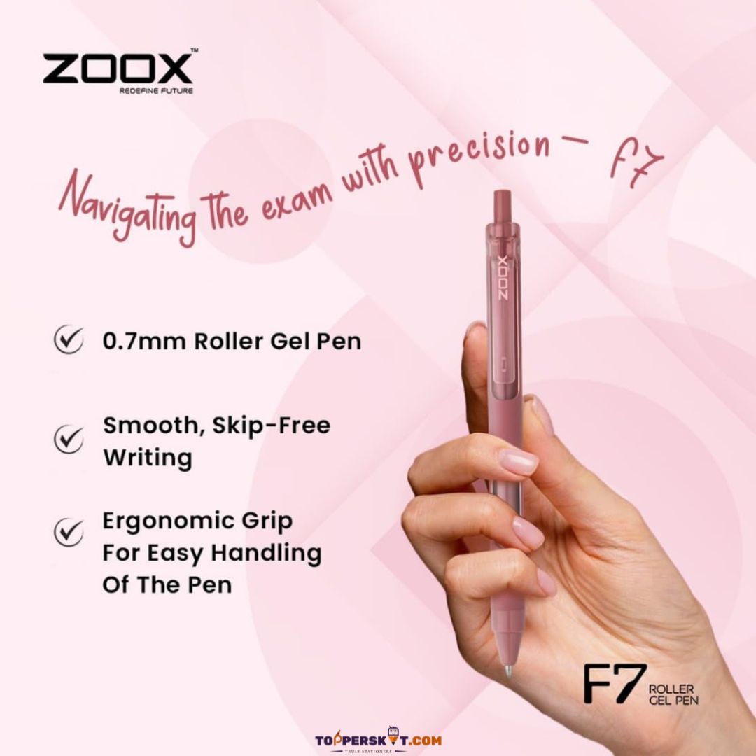 Zoox F7 Premium Roller Pen - Blue (Pack of 1)