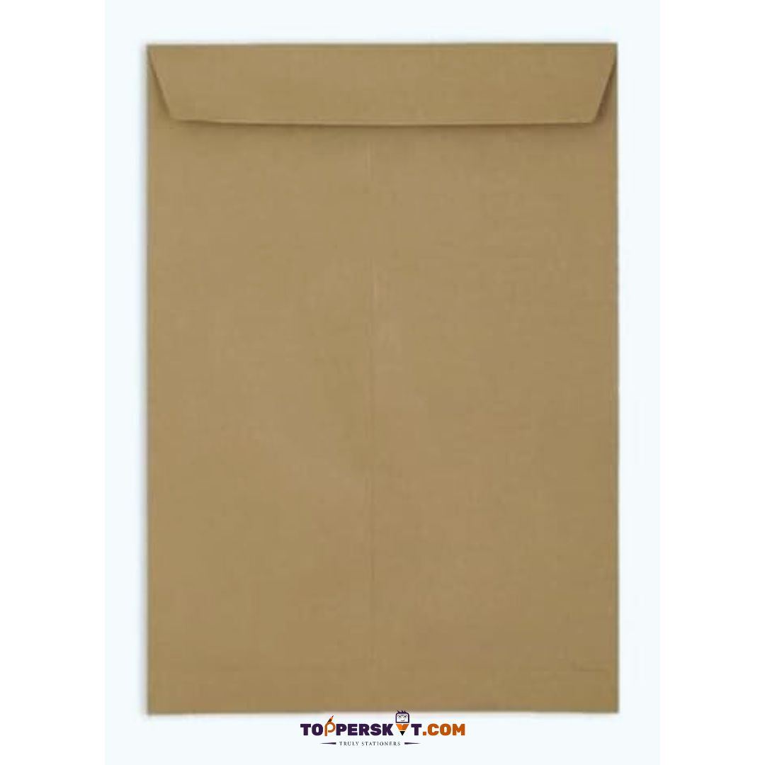 A4 Size Brown Cloth Envelope – Durable and Stylish Document Holder (Pack of 1)