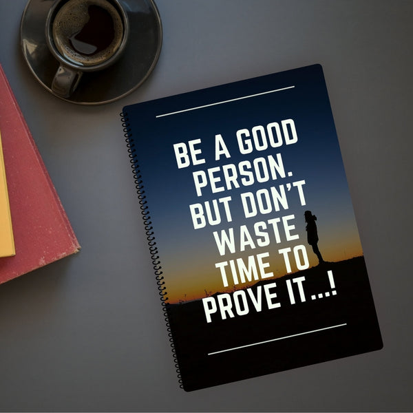 A4 Size Unruled Spiral Notebook– Premium Quality (Pack of 1)