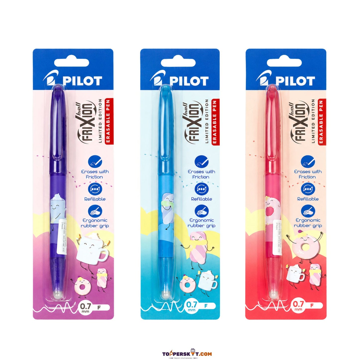 Pilot Frixion Roller Ball Pen Limited Edition Blue (Pack Of 1)
