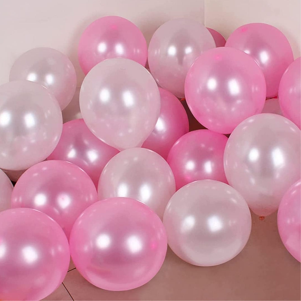 Party Balloons - Light Pink, Made from Natural Rubber Latex (Pack of 50)