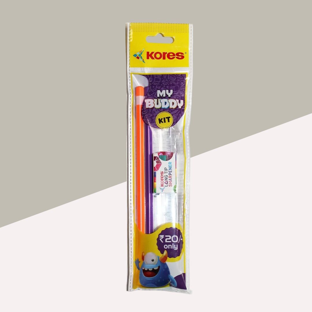 Kores My Buddy Kit - Small : Assorted Stationery Essentials - Topperskit LLP