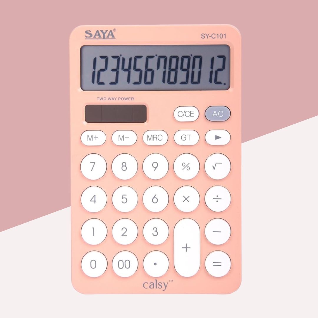 Saya SY-C101 Desktop Calculator: Your Trusted Calculation Companion ( Pack of 1 ) - Topperskit LLP