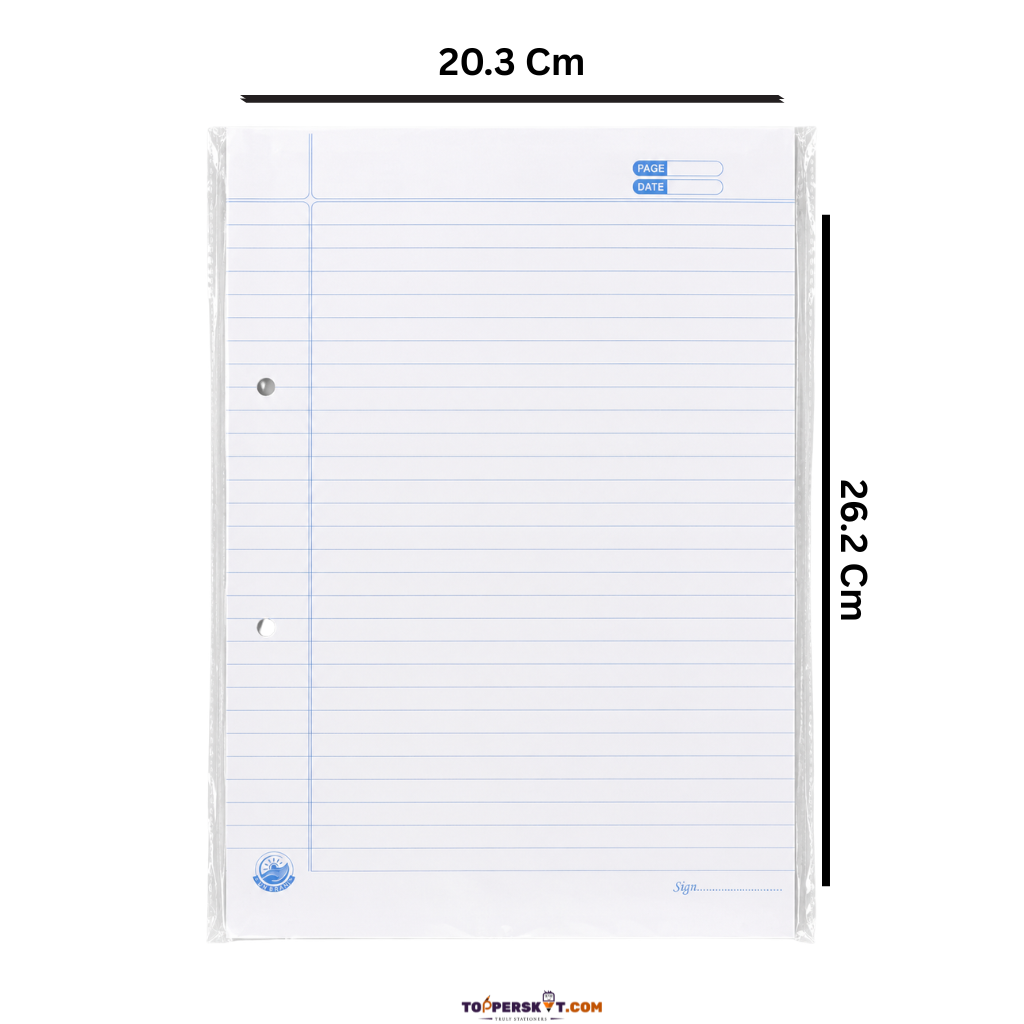 Premium A4 Ruled Sheets (Pack of 100 Sheet) (Copy)