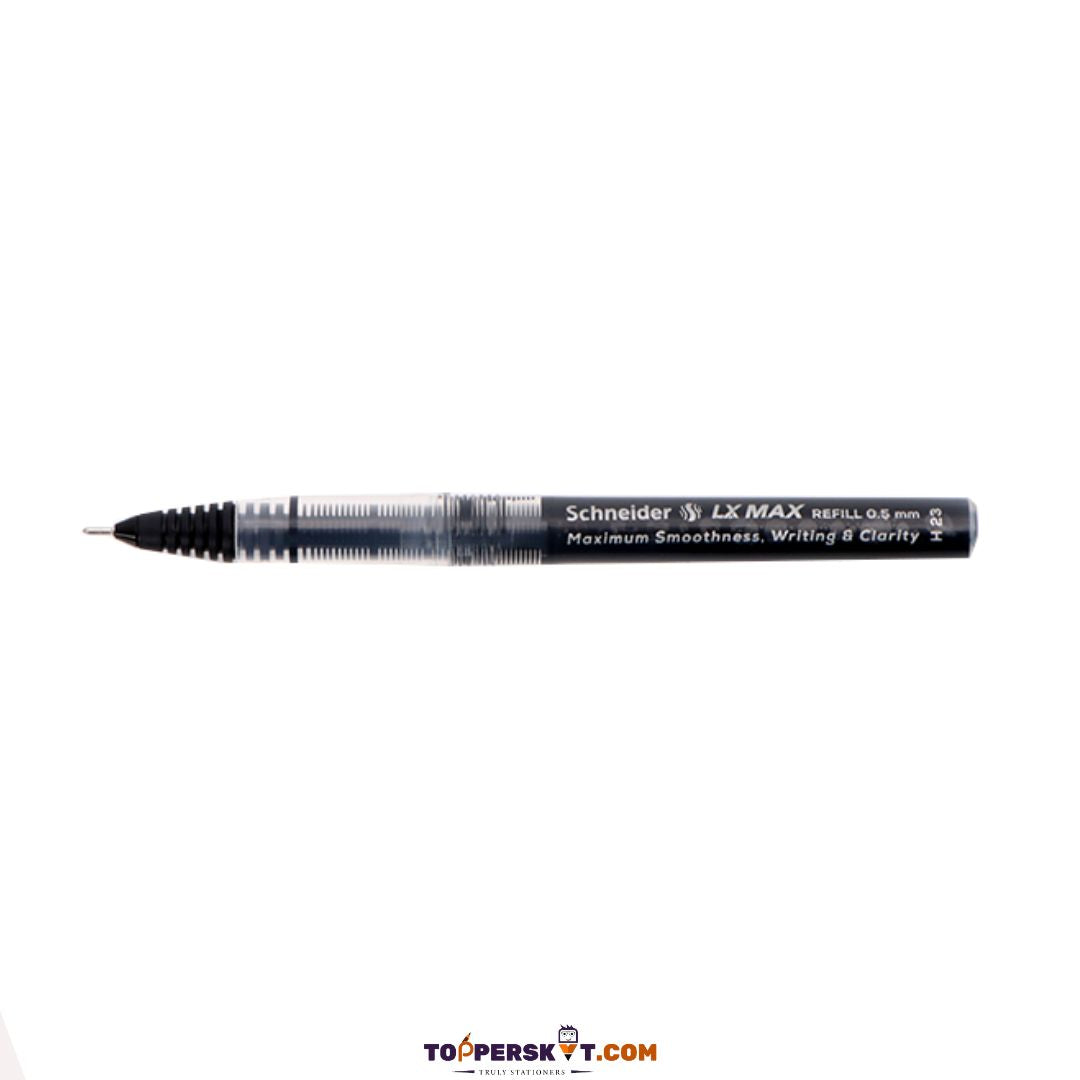 Luxor Schneider Germany LX Max Refillable Liquid Ink Roller Pen Refill - Black (Pack Of 1)