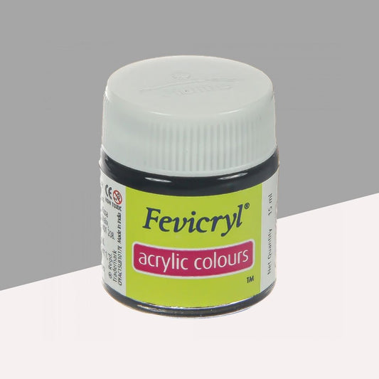 Fevicryl Acrylic Colour – Black : Elevate Your Artistic Expressions with Vibrant Hues ( Pack of 1 ) - Topperskit LLP