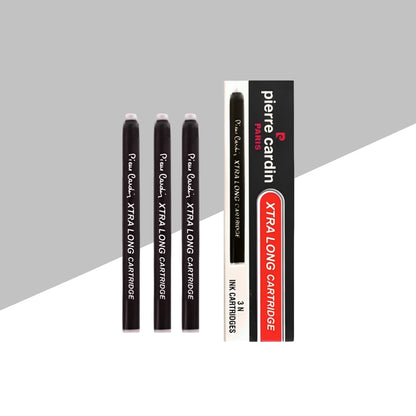 Pierre Cardin Xtra Long Ink Cartridge – Black (Pack of 3)