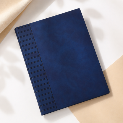 Premium Dual Color Textured Hard Cover Single Line Notebook - 192 Pages ( Pack of 1 )