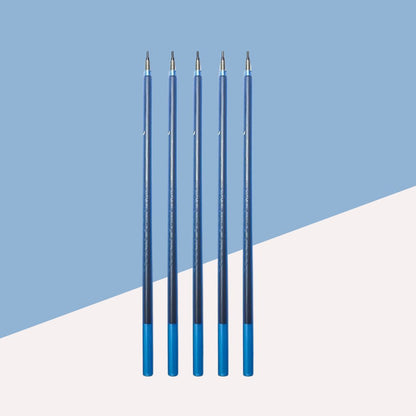 ( 10 pcs.) Win Guide Ball Pen Refills - Blue