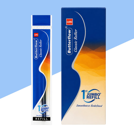 (5 Pcs.) Butterflow Classic Roller 1st Jumbo Refills - Blue
