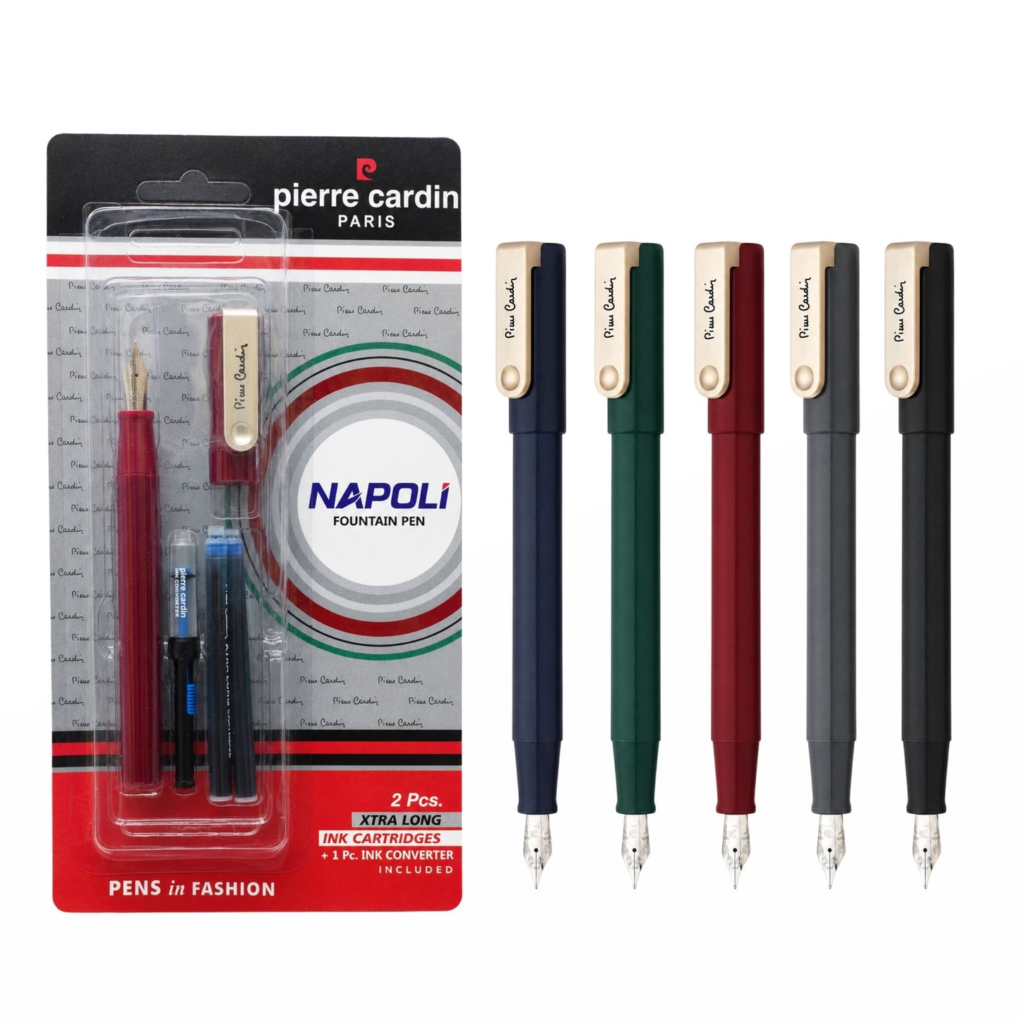 Pierre Cardin Napoli Fountain Pen - Blue (Pack Of 1)