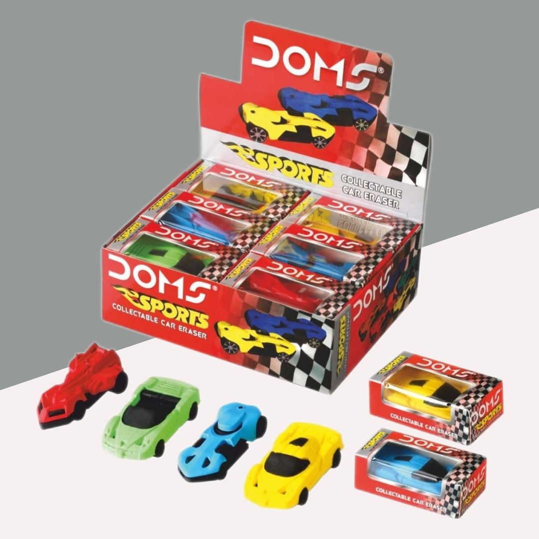DOMS Sports Car Eraser: Colored and Scented ( Pack Of 1 ) - Topperskit LLP