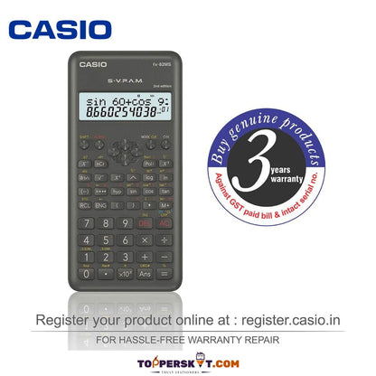 Casio FX-82MS 2nd Gen Non-Programmable Scientific Calculator ( Pack of 1 ) - Topperskit LLP