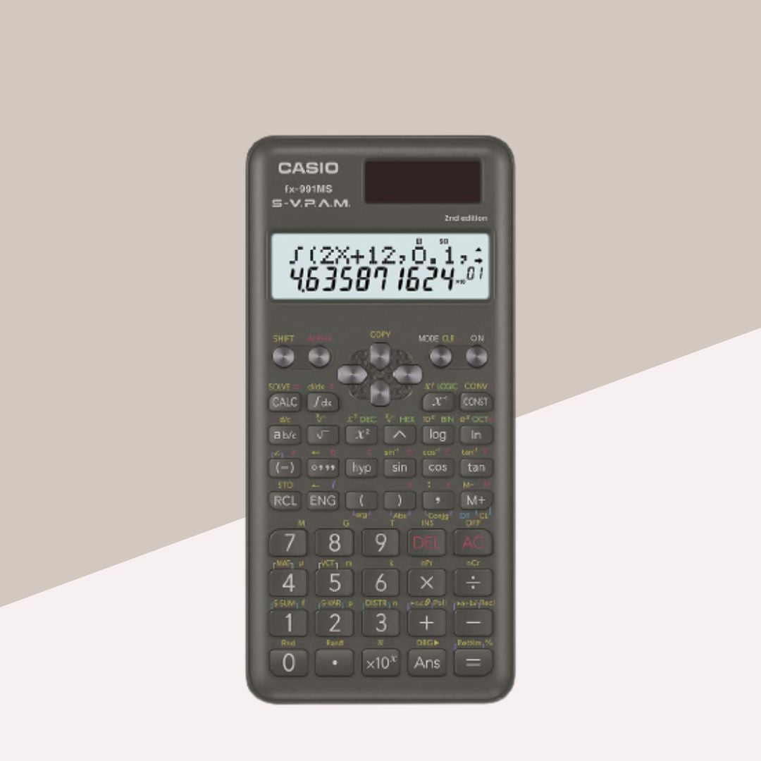 Casio FX991MS Scientific Calculator - Precision in Every Calculation ( Pack of 1 ) - Topperskit LLP